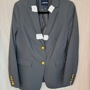Lands' End NWOT Women's grey blazer size 8